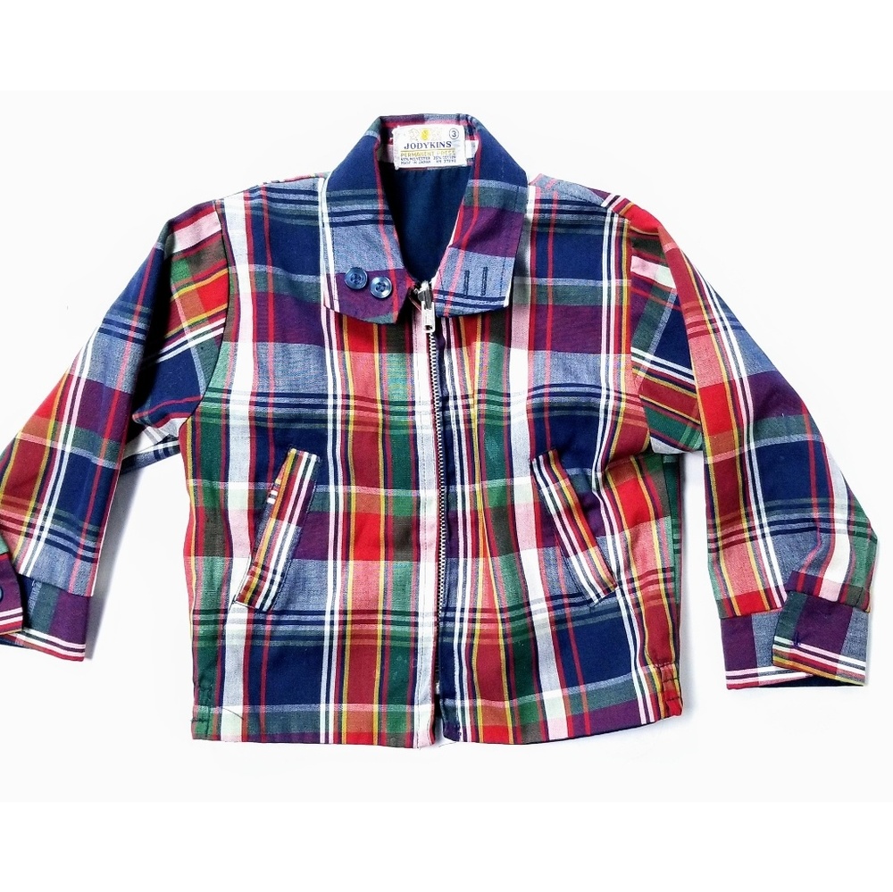 Jodykins Boys Plaid Lightweight Spring Jacket